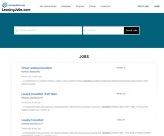 Leasingjobs.com(Leasing Jobs) Screenshot