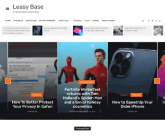 Leasybase.com(A General News & Story Blog) Screenshot