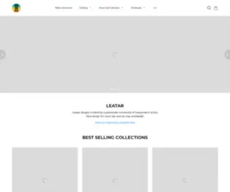 Leatar.com(Clothings and accessories store) Screenshot