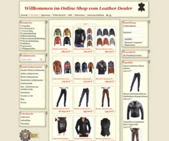 Leather-Dealer.com(Lederbekleidung Ledertaschen Motorradbekleidung) Screenshot