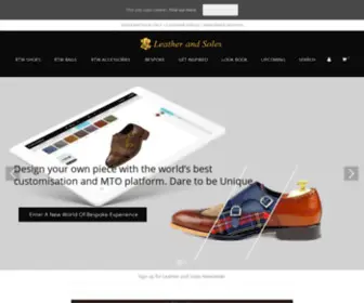 Leatherandsoles.com(Buy Handmade Leather Shoes in UK) Screenshot