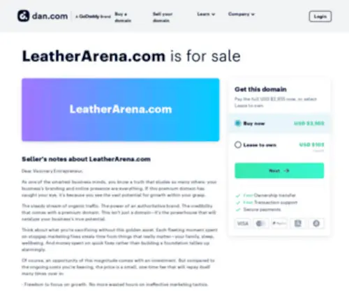 Leatherarena.com(Leatherarena) Screenshot
