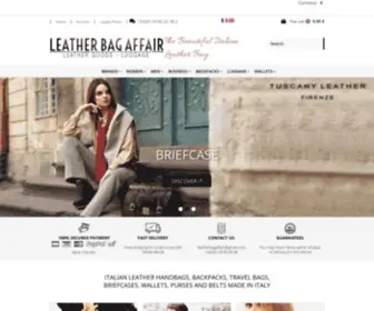 Leatherbagaffair.co.uk(Italian Leather Bags) Screenshot