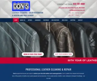 Leathercleaning.com(Leather Cleaning) Screenshot