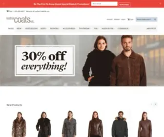 Leathercoatsetc.com(LeatherCoatsEtc Mens and Womens Leather Coats) Screenshot