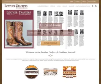 Leathercraftersjournal.com(The Leather Crafters & Saddlers Journal comes to you packed full of exciting) Screenshot