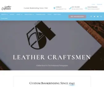 Leathercraftsmen.com(Flush Mounted Albums) Screenshot