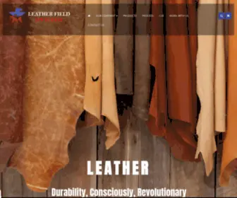 Leatherfield.com(Leather Field Private Limited) Screenshot