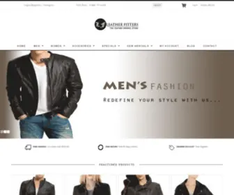 Leatherfitters.com(Leather Jackets) Screenshot
