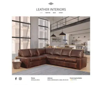 Leatherinteriorstulsa.com(Leather Interiors Tulsa) Screenshot