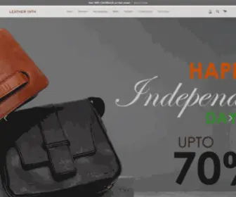 Leatherinth.com(Buy Leather Bags) Screenshot