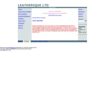 Leatherique.org(Aspx) Screenshot