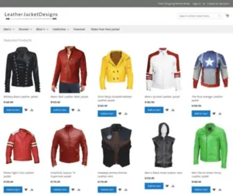 Leatherjacketdesigns.com(Leather Jacket Designs) Screenshot