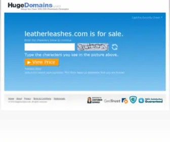 Leatherleashes.com(Shop for over 300) Screenshot