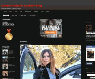 LeatherLeatherLeather.com(LEATHER LEATHER LEATHER Blog) Screenshot