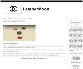 Leathermoon.com(Chanel Replica Shop) Screenshot