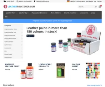 Leatherpaintshop.com(Angelus Leather Paint) Screenshot