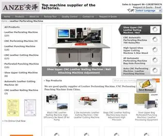 Leatherperforatingmachine.com(Quality Leather Perforating Machine & CNC Perforating Machine Manufacturer) Screenshot