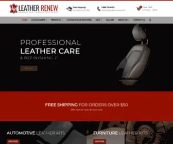 Leatherrenew.com(Leather Renew) Screenshot