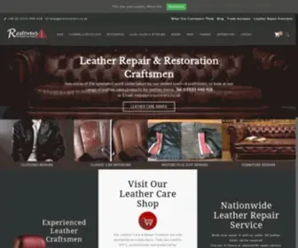 Leatherrepaircompany.com(Leather Sofa) Screenshot
