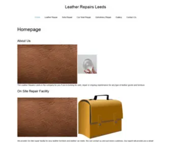 Leatherrepairsleeds.co.uk(Leather Repair leeds) Screenshot