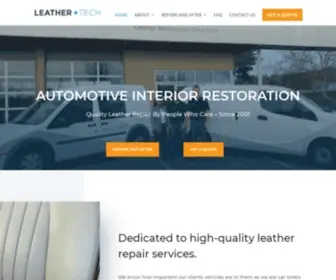 Leathertechrepair.com(ON-SITE INTERIOR RESTORATION) Screenshot