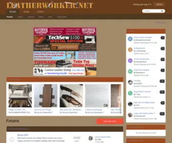 Leatherworker.net(Forums) Screenshot