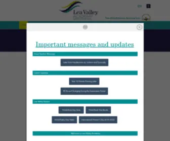 Leavalley.org.uk(Lea Valley Academy) Screenshot