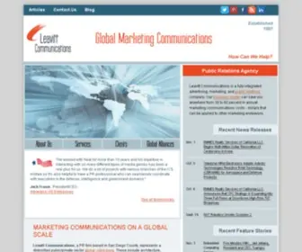 LeavCom.com(Leavitt Communications) Screenshot