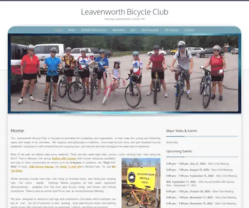 Leavenworthbicycleclub.com(Leavenworth Bicycle Club) Screenshot