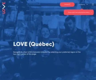 Leaveoutviolence.org(LOVE (Québec)) Screenshot
