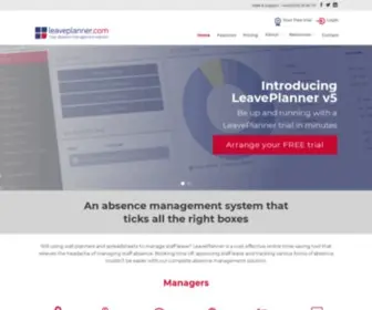Leaveplanner.com(Absence Management Software) Screenshot