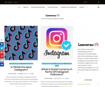 Leaverou.me(Top Marketing Tips) Screenshot