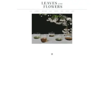 Leavesandflowers.com(Leaves and Flowers) Screenshot