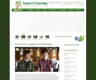 Leavesoflearning.org(LeavesofLearning) Screenshot