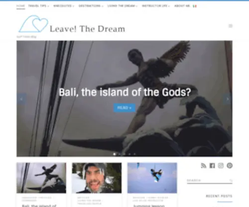 Leavethedream.com(The Dream) Screenshot