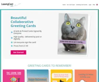 Leavingcard.com(LeavingCard) Screenshot