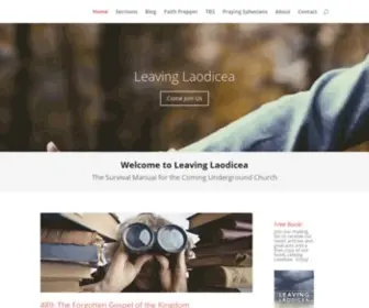 Leavinglaodicea.com(Leaving Laodicea) Screenshot