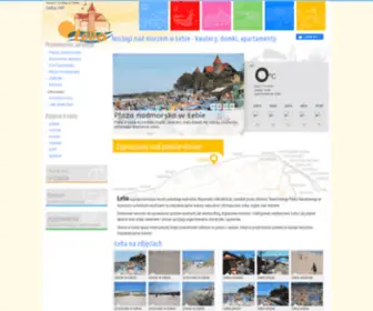 Leba.net(Noclegi na wczasy nad morzem w miejscowości Łeba) Screenshot