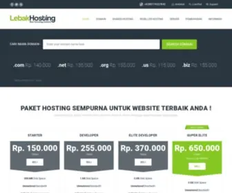 Lebakhosting.com(Shared Hosting) Screenshot