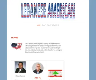 Lebaneseamericans.org(Lebanese Americans) Screenshot