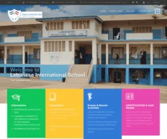 Lebaneseinternationalschool.com(Just another WordPress site) Screenshot