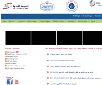 Lebaneseschool.edu.qa(The Lebanese School of Qatar) Screenshot