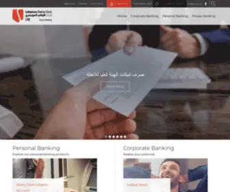 Lebaneseswissbank.com(LSB) Screenshot