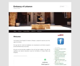 Lebanon.pl(Embassy of Lebanon) Screenshot