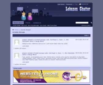 Lebanonchatter.com(Lebanon Chatter) Screenshot