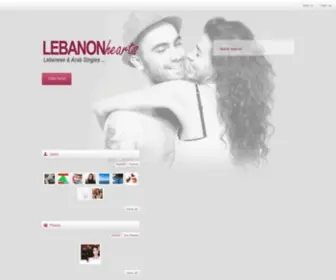 Lebanonhearts.com(Lebanon Arab Singles) Screenshot