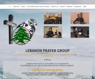 Lebanonprayergroup.org(LEBANON PRAYER GROUP) Screenshot