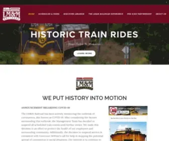 Lebanonrr.com(Lebanon Mason Monroe Railroad) Screenshot