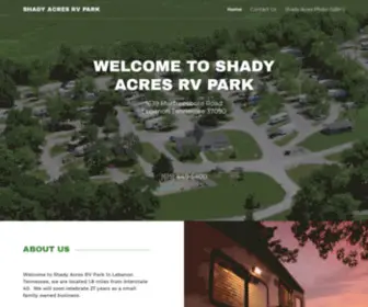Lebanonshadyacres.com(Shady Acres RV Park) Screenshot